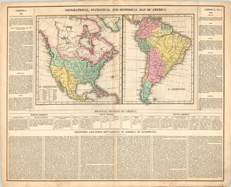 Geographical, Statistical, and Historical Map of America | Curtis ...