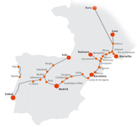 Renfe Rail Map