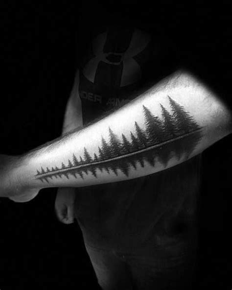 50 Tree Line Tattoo Design Ideas For Men #tattoos | Tree line tattoo ...