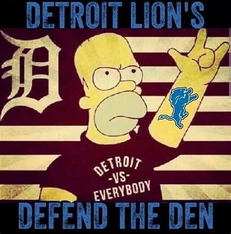 Homer knows! | Detroit lions funny, Detroit lions football, Nfl detroit lions