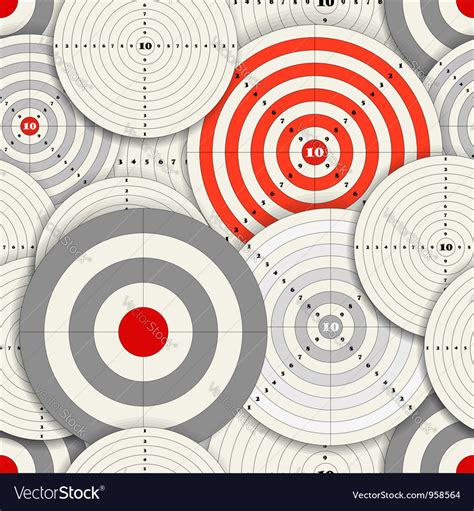 Seamless background different targets Royalty Free Vector