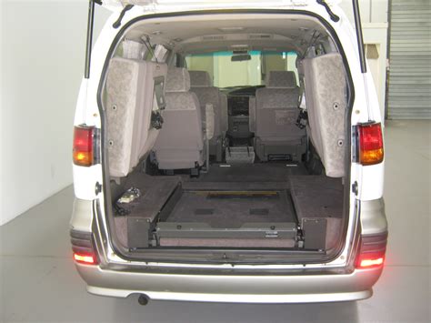 Nissan elgrand rear seats