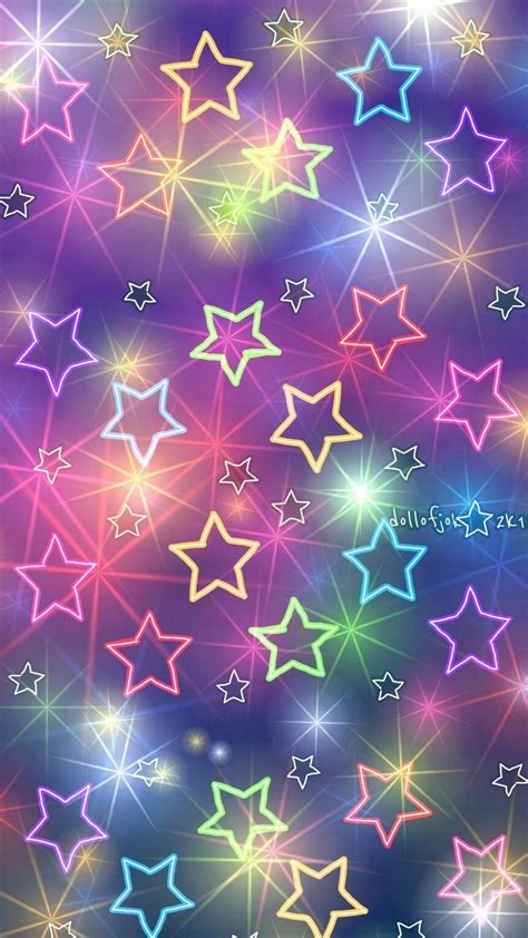 Star Wallpaper Cute - Doodle Cute Star Seamless Pattern Starry Sky ...