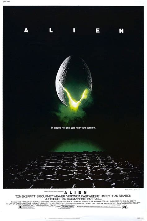 "Alien" movie poster, 1979. | Alien movie poster, Aliens movie, Alien 1979