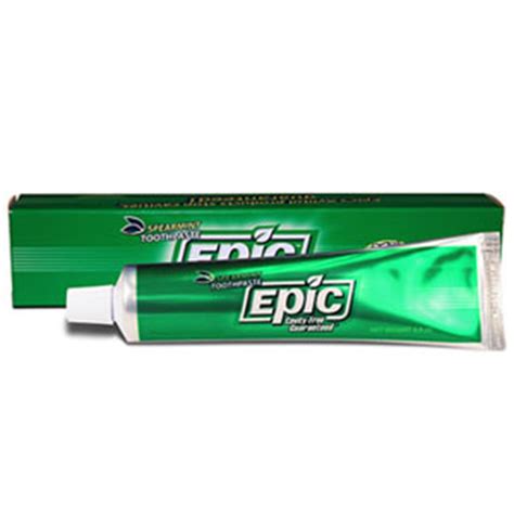 Epic Xylitol Toothpaste 100% Xylitol Sweetened toothpaste, Spearmint ...