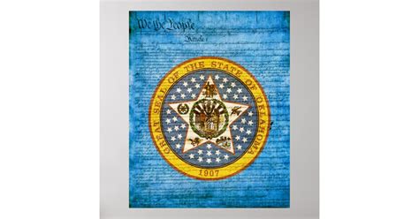 Oklahoma State Seal Poster | Zazzle