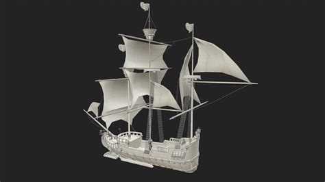 3D model medieval ship | CGTrader