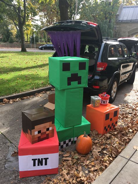 Minecraft Trunk or Treat Halloween | Trunk or treat, Halloween costumes ...