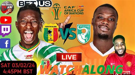 MALI vs IVORY COAST LIVE WATCHALONG - AFRICAN - One News Page VIDEO