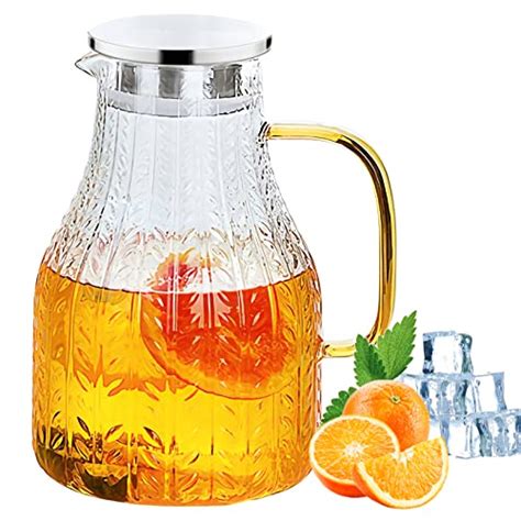 Best Glass Iced Tea Pitcher With Lid