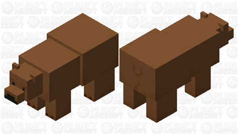 Grizzly Bear Minecraft Mob Skin