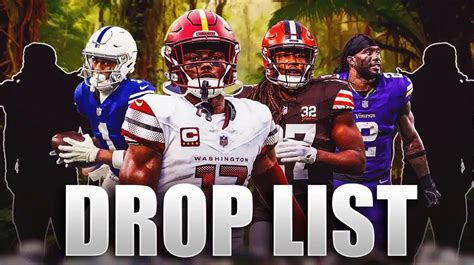 Fantasy Football Drop List: Week 17 (2023)