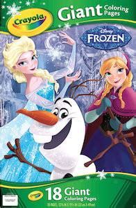 Crayola Frozen Giant Coloring Pages