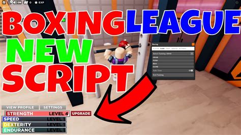 Boxing League Roblox Script - Auto Farm Skills GUI | Auto Train - YouTube