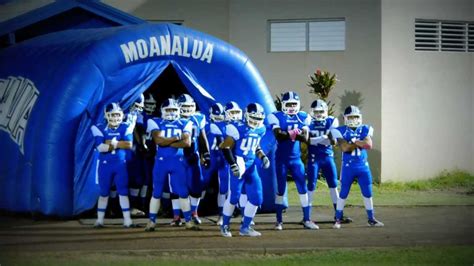 Moanalua High School Football Varsity Entrance 2011 - YouTube