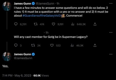 Superman: Legacy Cast Will Include GOTG Cast Member(s): James Gunn