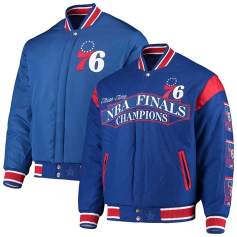 Men's JH Design Royal Philadelphia 76ers Commemorative Championship ...