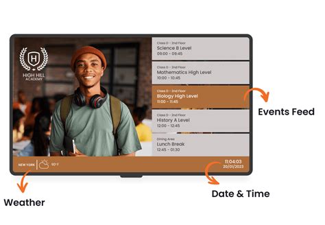 Elevate student experience with digital signage for schools