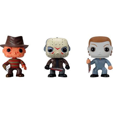 Funko Horror Classics Pop! Movies Vinyl Collectors Set: Freddy Krueger, Jason Voorhees, Michael ...