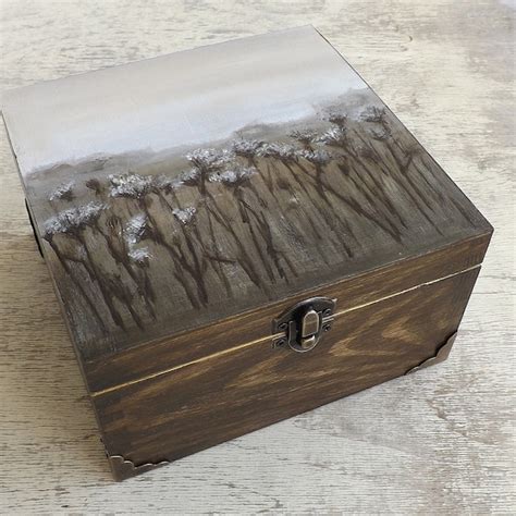 Wooden Tea Box - Etsy