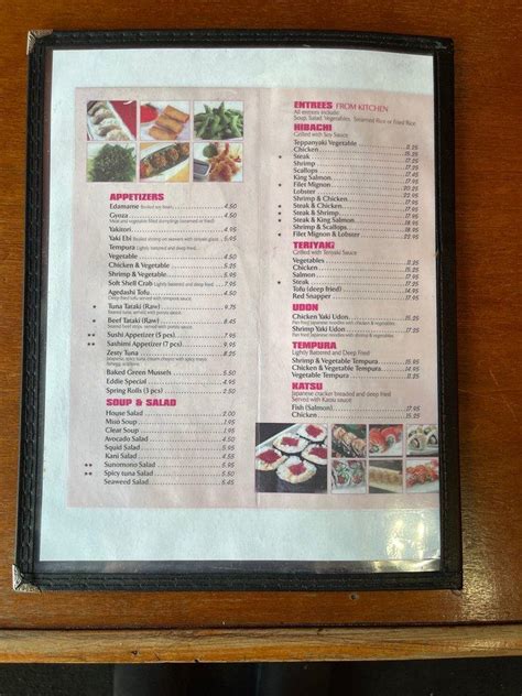 Menu at Fancy Q Sushi Bar and Grill, Brunswick