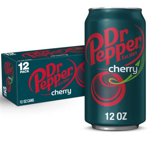 Dr Pepper Cherry Soda Cans, 12 pk / 12 fl oz - Kroger