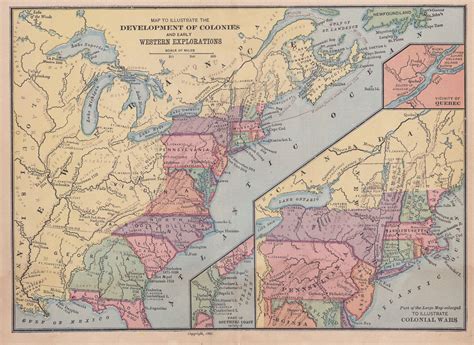 Antique Image: Map Of Early America Free Stock Photo - Public Domain ...
