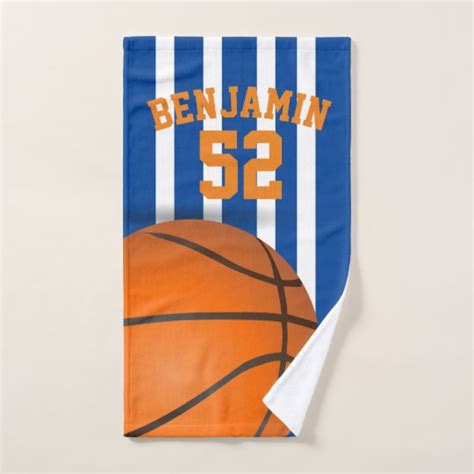 basketball sports towel, coach bath towel | Zazzle.com