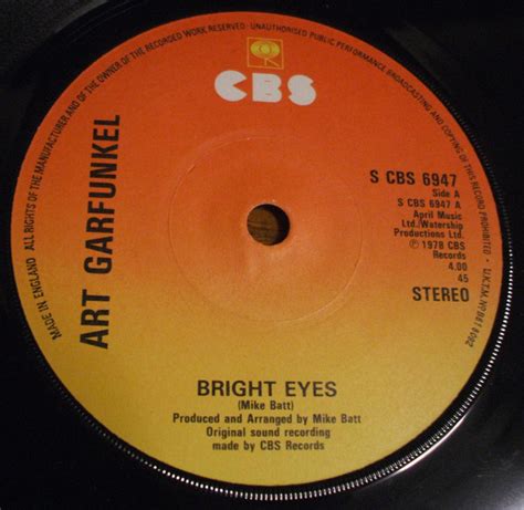 Art Garfunkel - Bright Eyes (1978, Vinyl) | Discogs