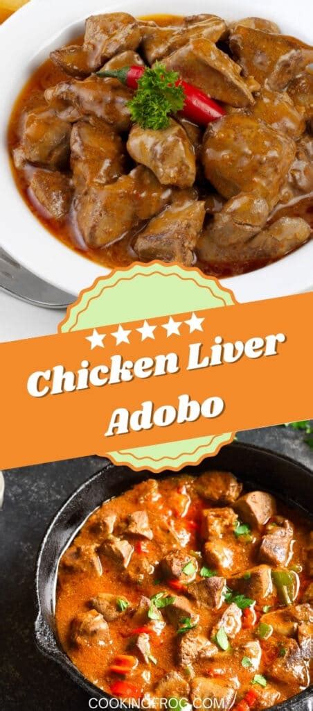 How to Make Chicken Liver Adobo - Cooking Frog