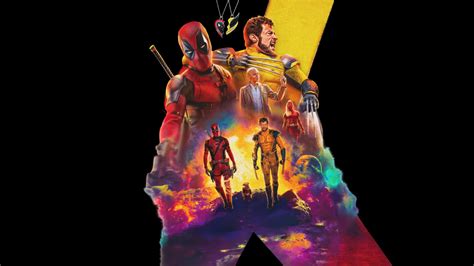 Deadpool and Wolverine Movie 4K #3212a Wallpaper PC Desktop