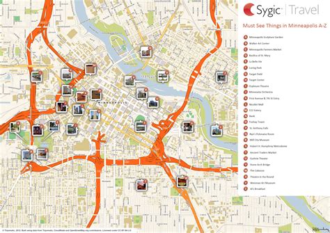 Map of Minneapolis Attractions | Sygic Travel