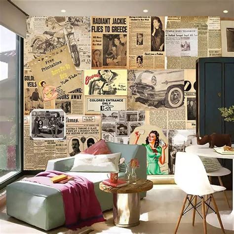 Details more than 153 newspaper wall decor ideas - seven.edu.vn