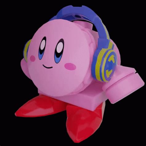 Kirby Lego Kirby GIF - Kirby Lego Kirby Kirby Headphones - Discover ...