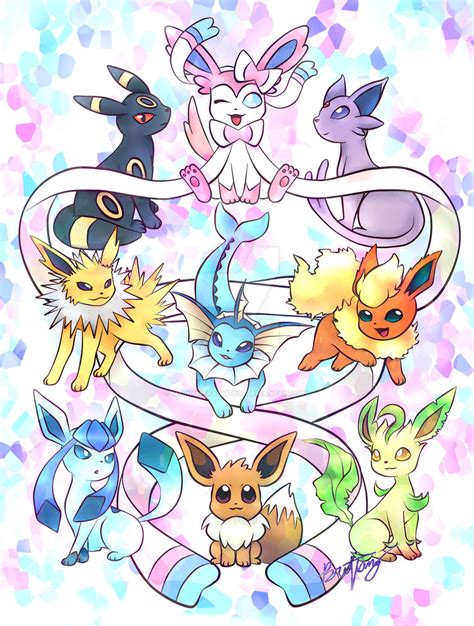 Pokemon Eevee Evolution by Midnightrabbit806 on DeviantArt