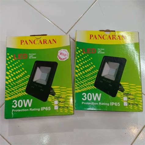 Promo Lampu tembak led flood light outdor 30watt lampu sorot led - Putih Diskon 15% di Seller ...