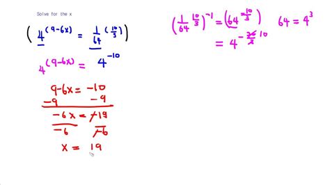 Solve exponential equation using exponent properties(4) - YouTube