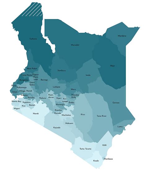Map Of Kenya Counties World Maps Library Complete Res - vrogue.co
