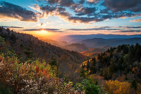 Great Smoky Mountains National Park Autumn Landscape Photography Cherokee NC