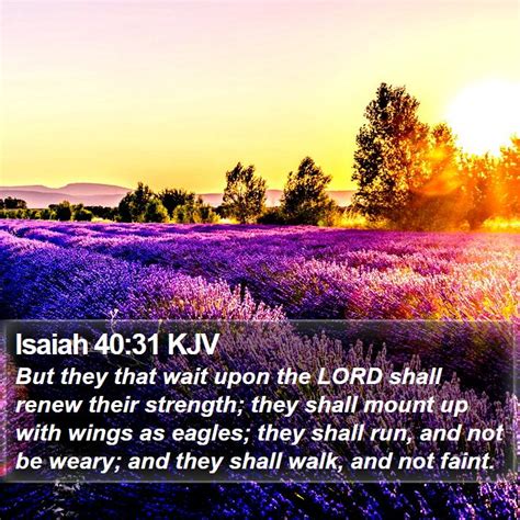 Isaiah 40:31 KJV Bible Verse Images