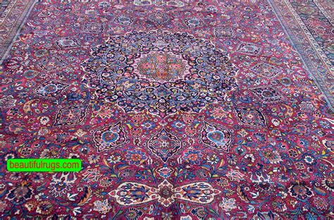 12x18 Rug | Antique Persian Mashad Rug - Beautiful Rugs