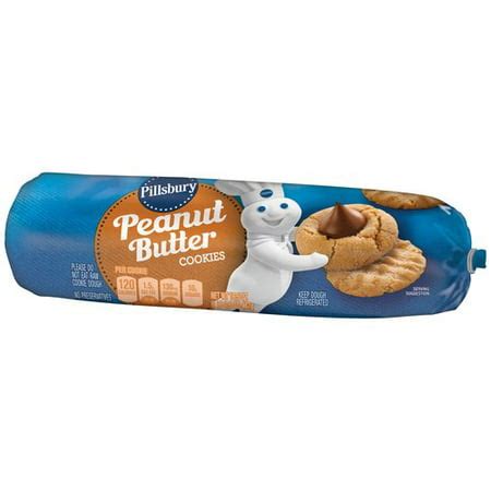 Pillsbury Peanut Butter Cookies 16.5 oz. Chub - Walmart.com