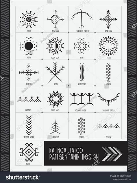 Philippine Traditional Tattoo Design Pattern Stock Vector (Royalty Free ...