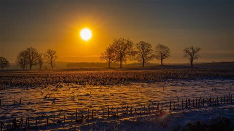 Sunrise Farm Wallpapers - 4k, HD Sunrise Farm Backgrounds on WallpaperBat