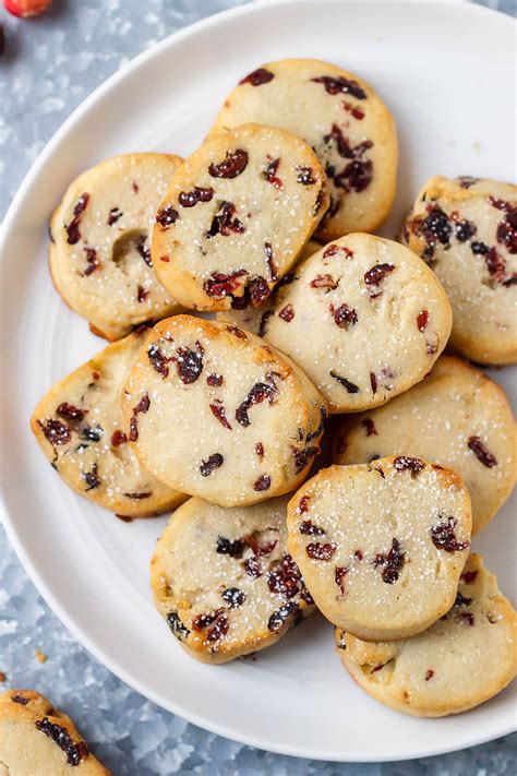 Cranberry Shortbread Cookies Recipe — Eatwell101