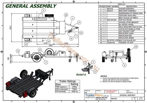 Motorbike Trailer Plan | TRAILER PLANS | Plan~Build~Save