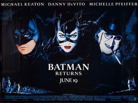 Batman Returns (#8 of 8): Mega Sized Movie Poster Image - IMP Awards