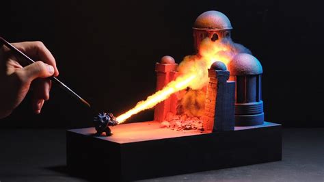 An Awesome Diorama of Fire-breathing Bowser from the Super Mario Bros. Movie