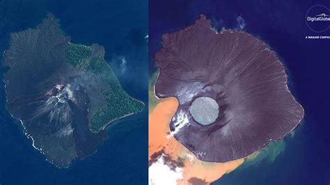 Foto Gunung Krakatau Sebelum Meletus