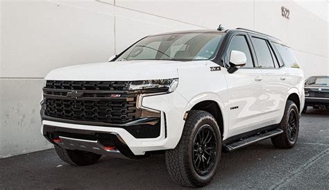 White Chevrolet Tahoe Z71 Gets Aesthetic Improvement | Apex Customs